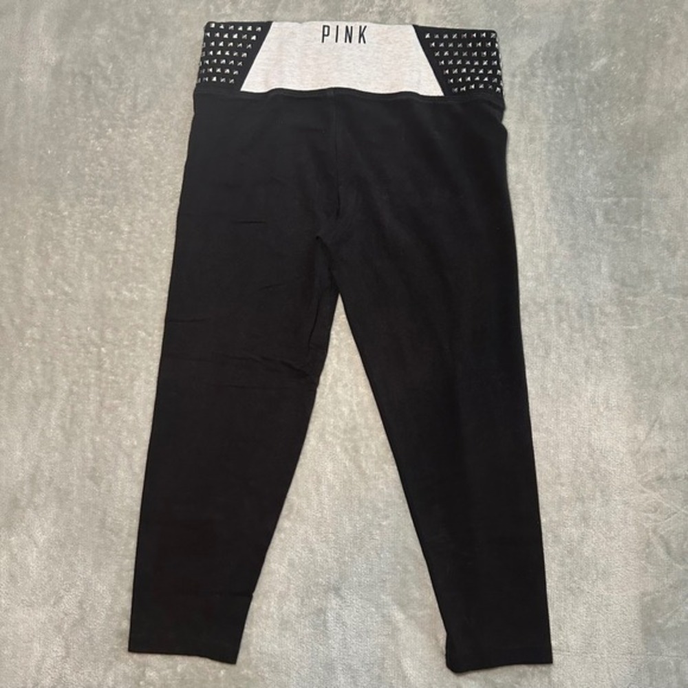 Y2K‎ Victorias Secret PINK Capri Yoga Legging Women Sz XS Athleisure Workout Gym